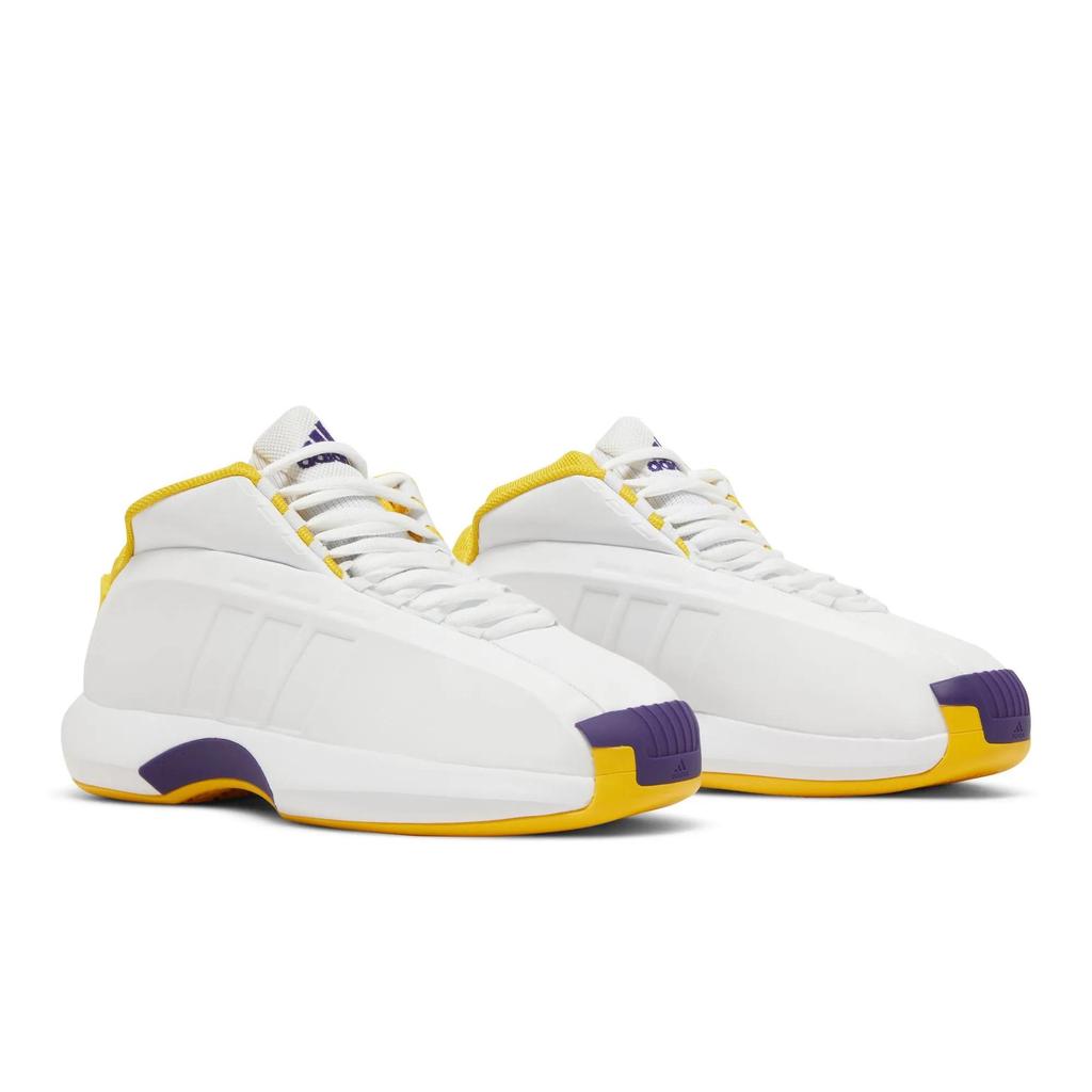 adidas Crazy 1 'Lakers Home' 2022 (Unisex) Footwear White / Sunshine / Court Purple Vintage Basketball Shoes GY8947