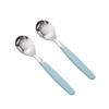Pick Me Color Basic Children's Spoon Only, Blue, 2 Pieces, Korean Popular Tableware