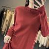 Women's Cashmere Dress Qinghe Cashmere 70% Wool 30% Cashmere Women's Autumn and Winter Cashmere Dress Soft and Warm