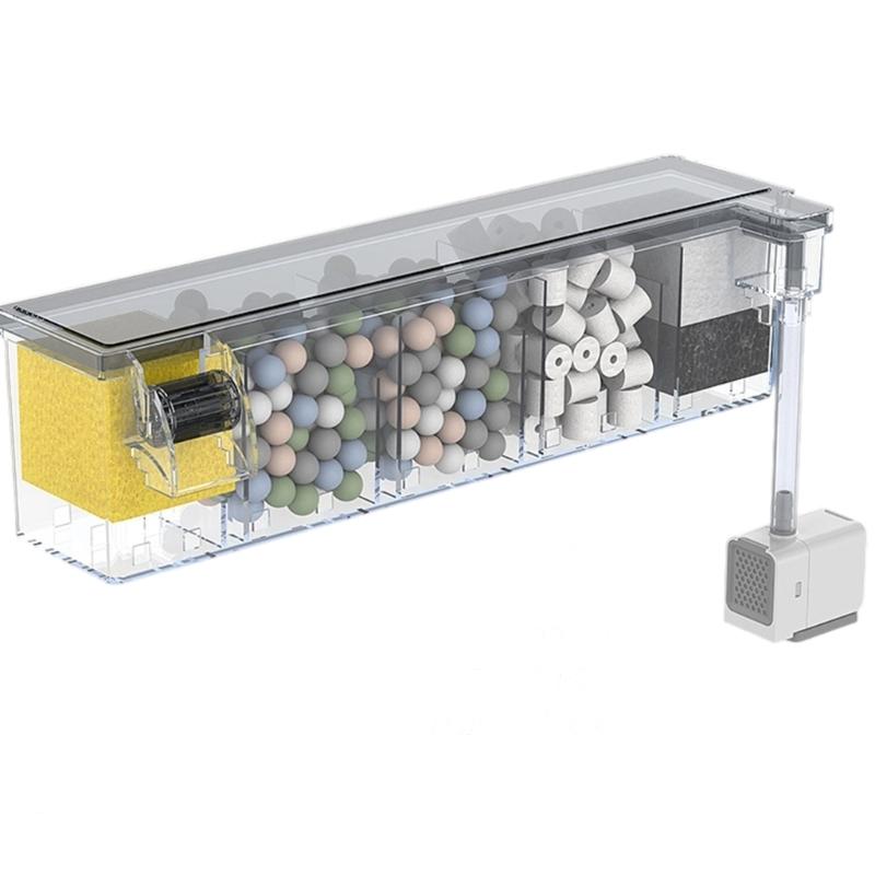3 Circulation Abs Pump Stage Filtration Low Noise Design For Large Fish Tanks