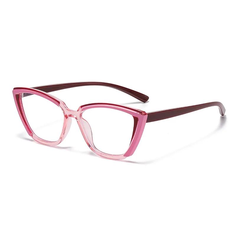 Персонализированные очки для чтения «кошачий глаз» в стиле ретро, с разноцветным дизайном, универсальные, элегантные, блокирующие синий свет, от +1.0 до +4.0