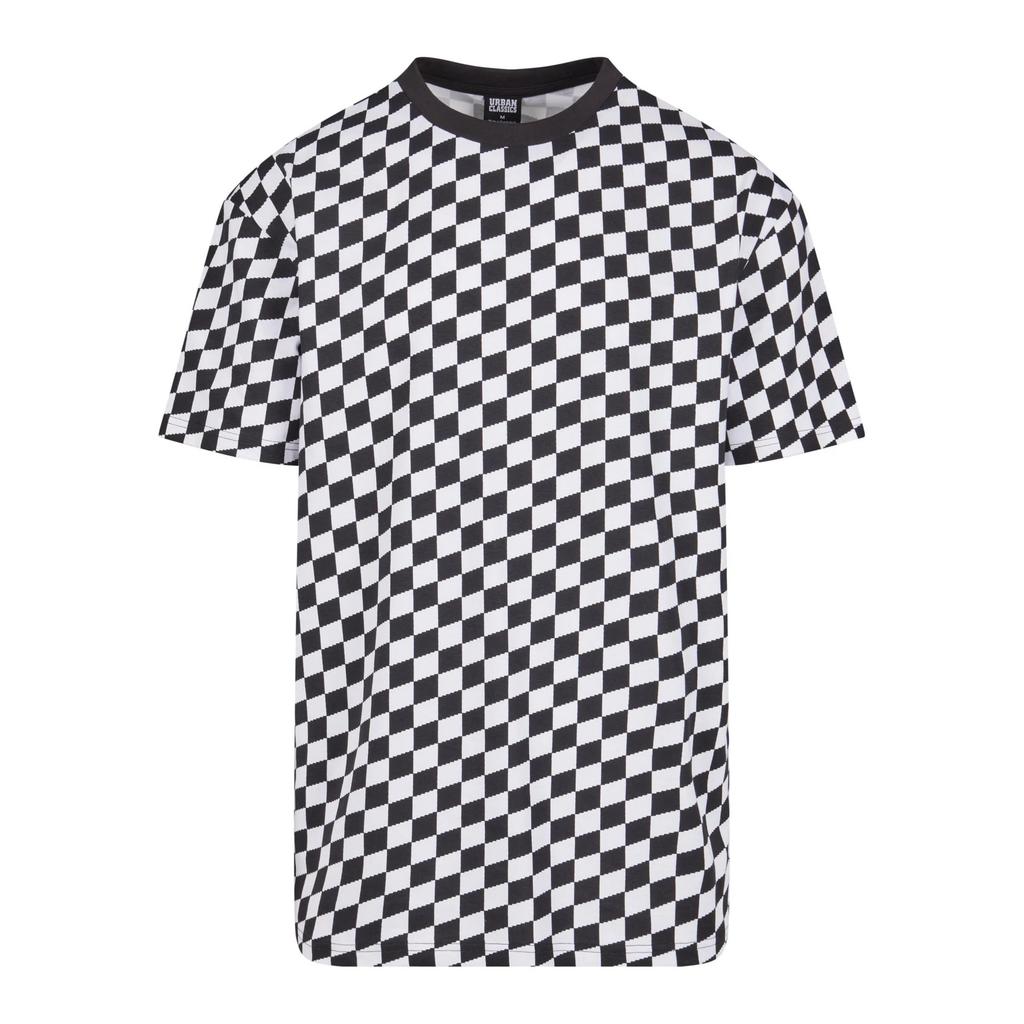 Urban Classics Mens Checked Oversized T-Shirt