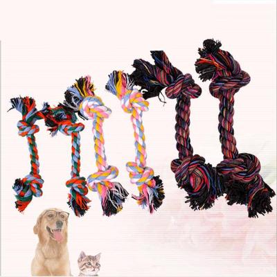 Прочная плетёная узловая верёвка игрушка для собак