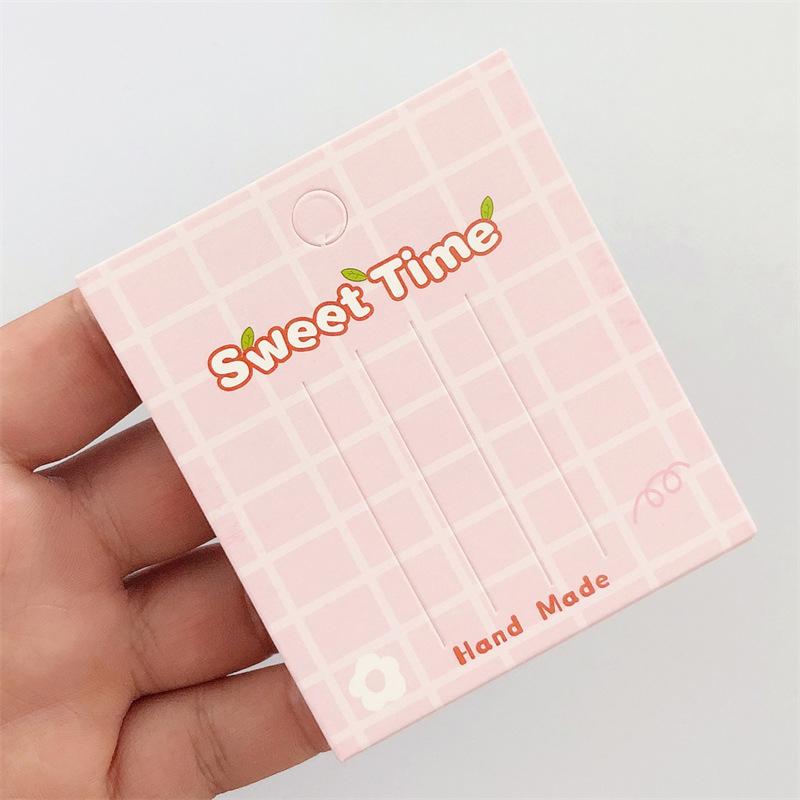 50 шт., демонстрационные карточки для заколок для волос, украшения для волос, упаковочные карточки, бумажные карточки для заколок для волос, аксессуары для дисплея и организации