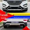 Защита бампера с декоративными противоударными планками для Hyundai Tucson 2015-18