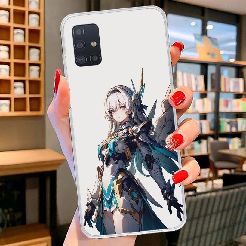 Honkai Star Rail Firefly Cover Phone Case For Samsung Galaxy A12 A22 A32 A52 A72 A02S Phone Case Note 20 Ultra 10 S10 Plus A51 A