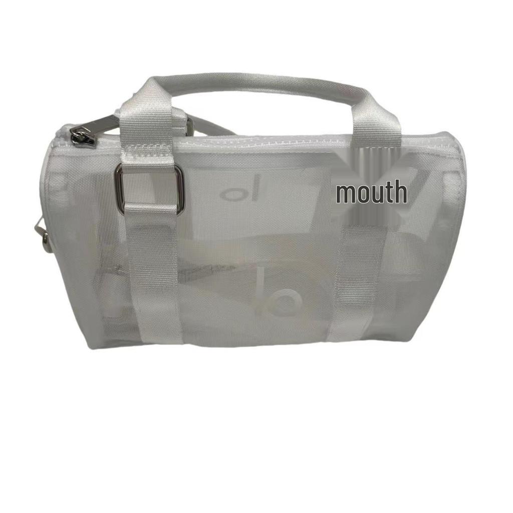 Прозрачная сетчатая сумка-тоут Alo с быстрым высыханием: Плечевая сумка для путешествий, йоги, фитнеса и пляжа