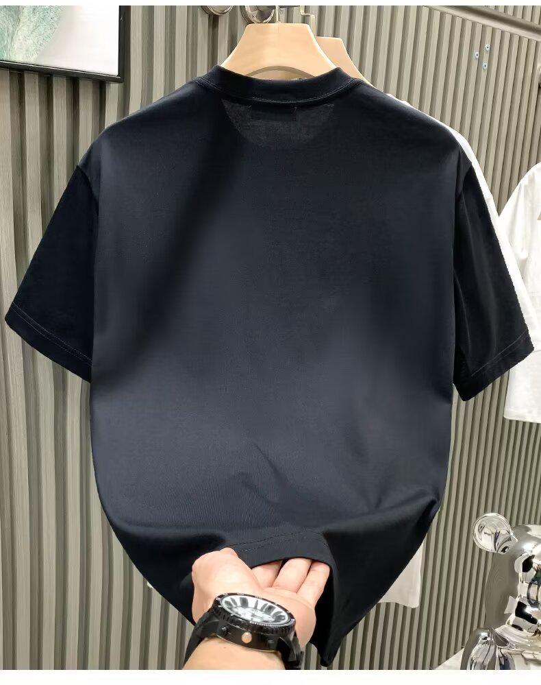 Мужская модная футболка свободного кроя «Звездное небо» 2024