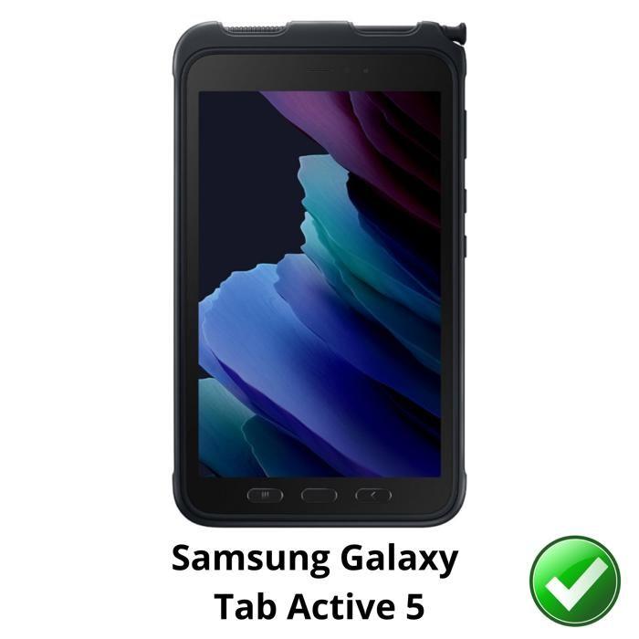 Защитная пленка для Samsung Galaxy Tab Active 5 [Упаковка 2 шт.] Защитная пластиковая пленка Ультратонкая и прочная Phonillico