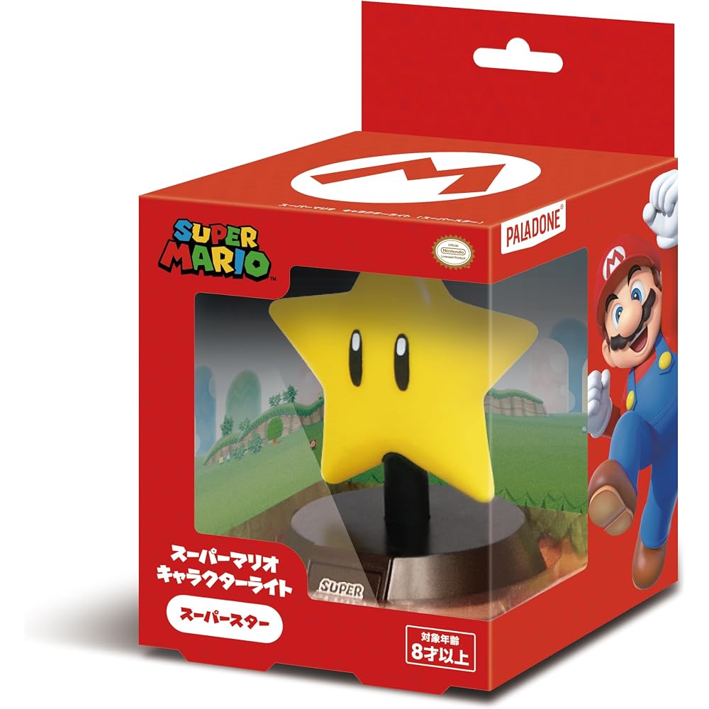 Светодиодная лампа Nintendo Super Mario Character Light, дизайн Super Star