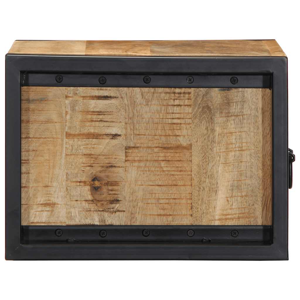 Nightstands 2 pcs 40 x 35 x 25 cm Rough Solid Mango Wood