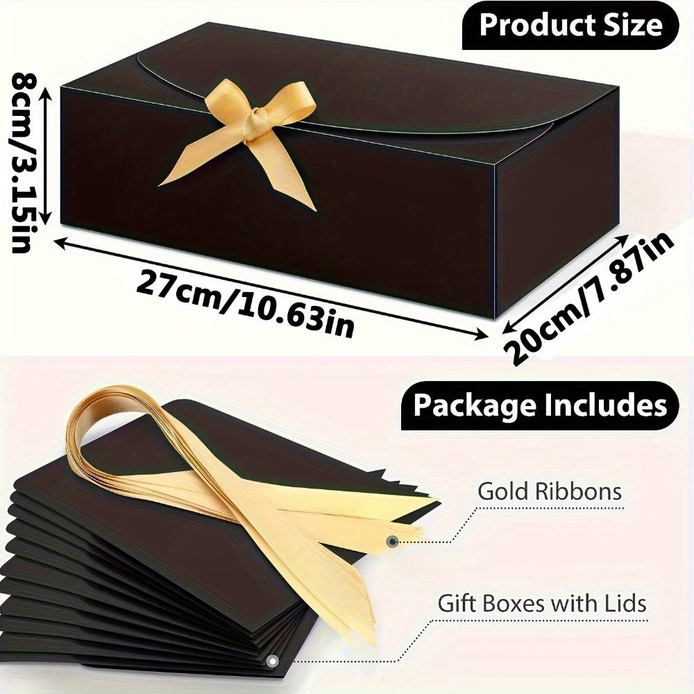 8pcs Gift Boxes Paper Gift Box with Lids for Gift Packaging Bridesmaid Proposal Box Birthday Party Favor Box Gift Box for Wedding Business Family Use