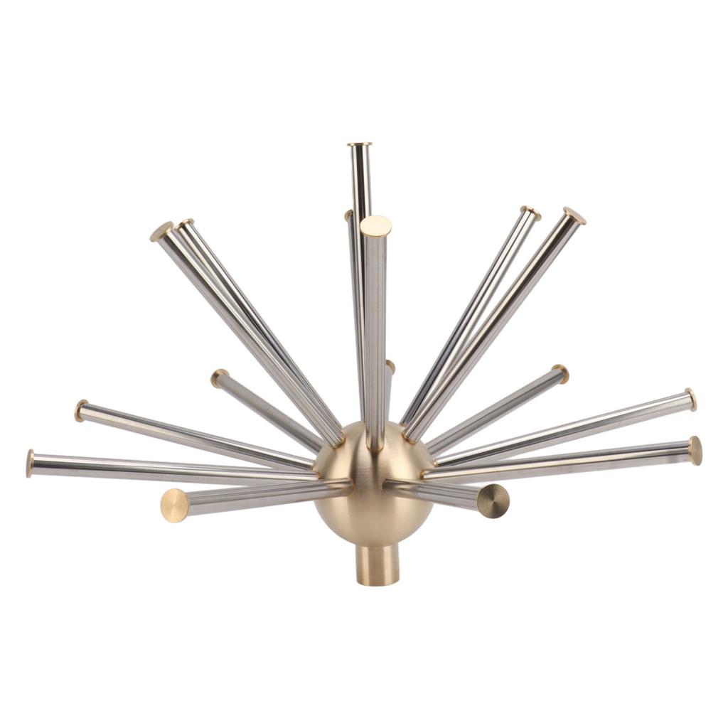 Fountain Nozzle Head Set G1 Inch Brass Stainless Steel Water Fountain Spray Head for Garden Pond