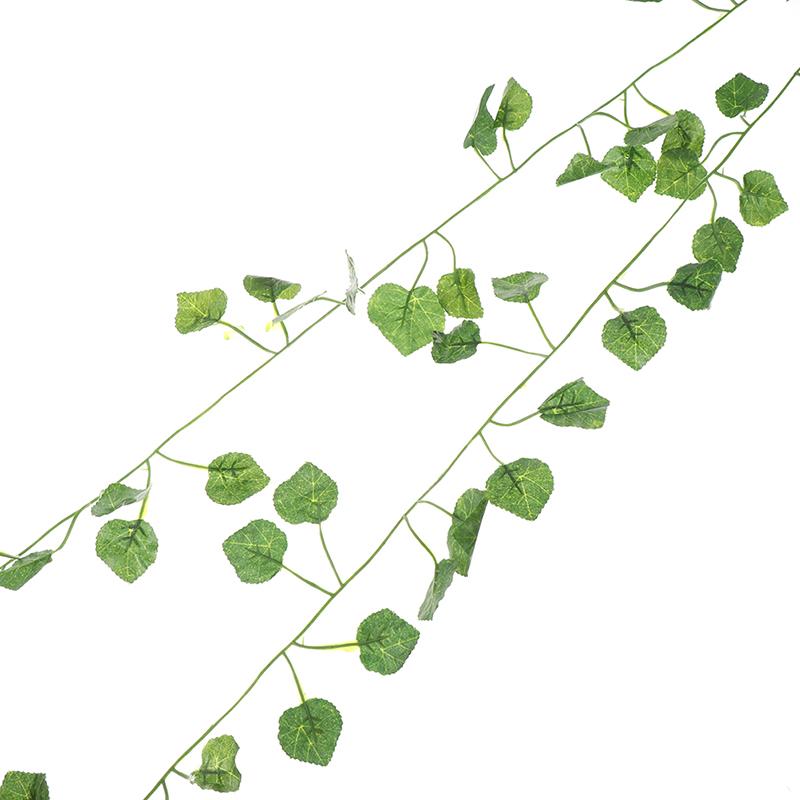 2,4 м искусственная лоза, зеленые растения, листья, висячий декор, ротанг, лиана, настенные листья