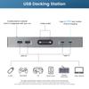 Для автомобиля 3/Y Центральная консоль Перчаточный ящик USB-концентратор Порты Передача данных Адаптер Док-станция Расширение 27 Вт Быстрая зарядка
