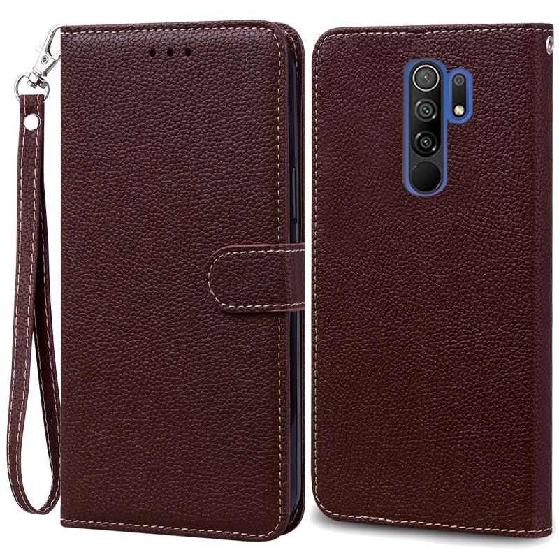 For Redmi 9 Case Soft Silicone Wallet Cover Phone Case For Xiaomi Redmi 9 Case Redmi9 Leather Flip Case Coque Fundas Shell