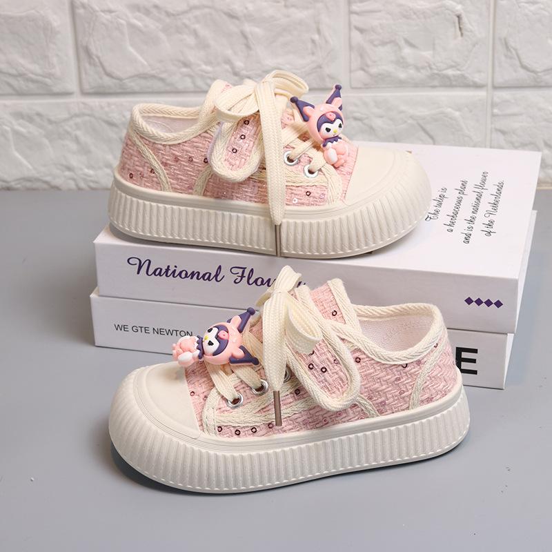 Обувь для девочек, парусиновые туфли, одинарные туфли, детская повседневная обувь для сноуборда