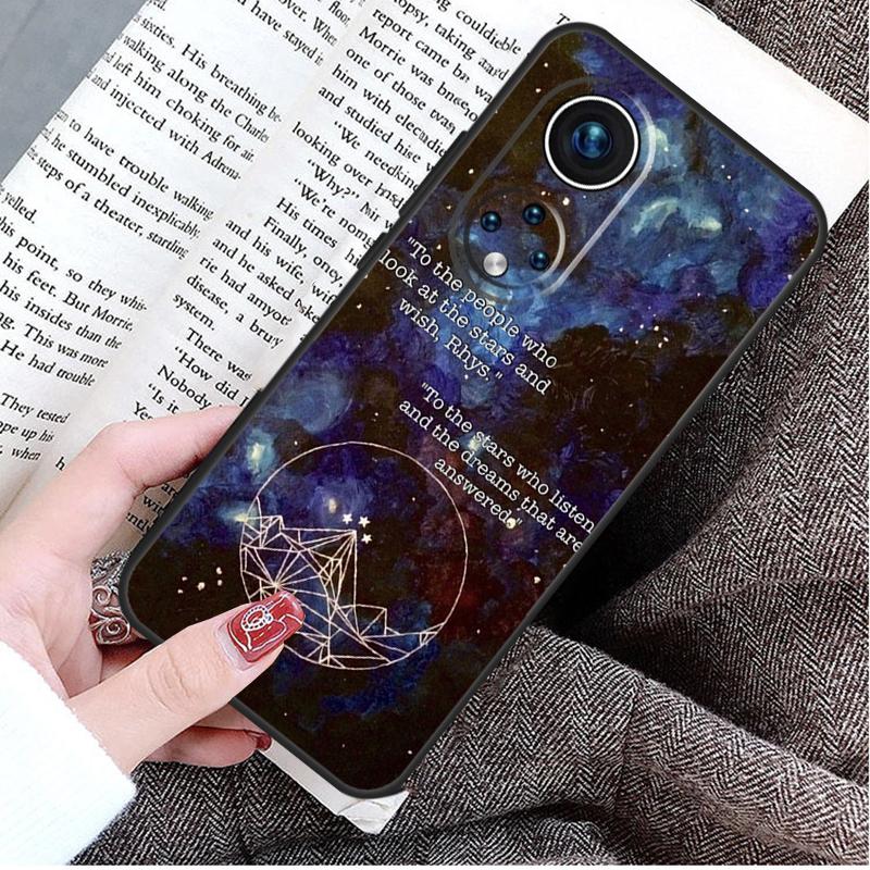 Чехол A Court Of Mist And Fury для Honor Magic 5 Lite 6 Pro 50 70 90 Honor X8b X9b X6 X7 X8 X9 X6a X7a X8a X9a