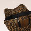 Women Baseball Cap Leopard Print Cap Ripped Sunshade Hat
