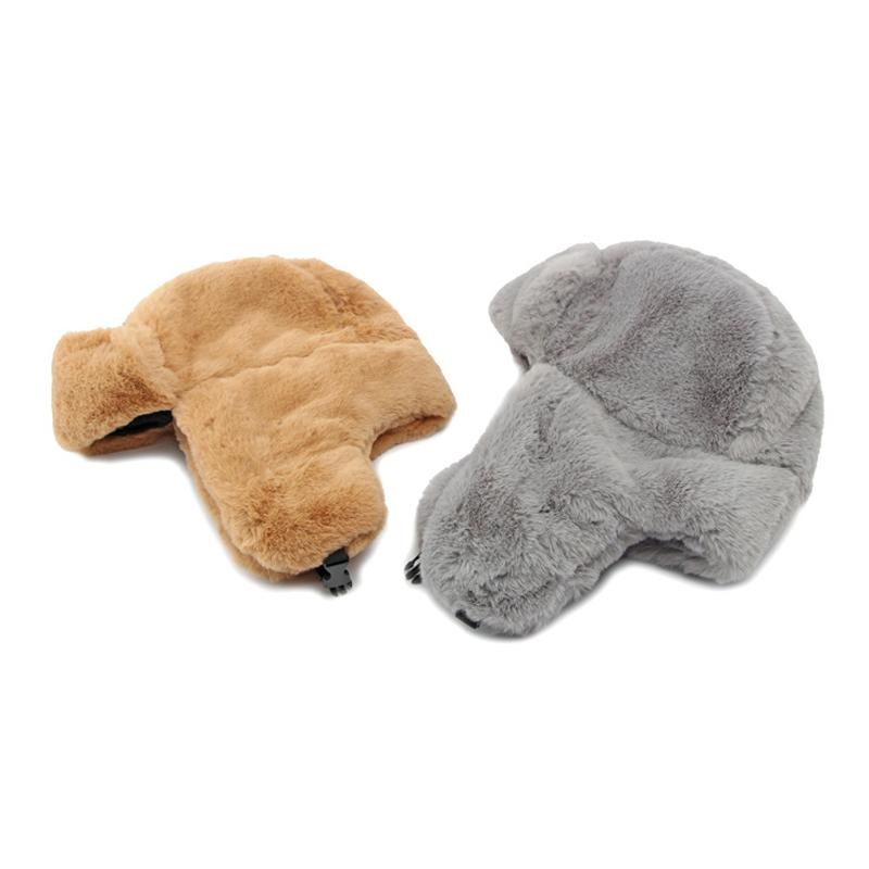 Мужская шапка, уличная защита ушей, теплая шапка-бомбер, женская шапка для верховой езды, шапка из искусственного кроличьего меха, лыжная кепка с напуском