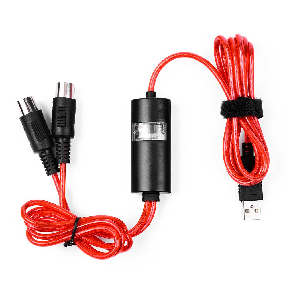 USB In-Out Midi кабель-конвертер ПК в музыкальную клавиатуру адаптер шнур