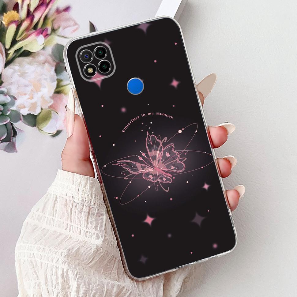 For Xiaomi Redmi 9C Case Fashion Cat Phone Back Cover For Xiaomi Redmi9C 9 C Redmi 9C Soft Silicone Case 6.53'' Bags Bumper