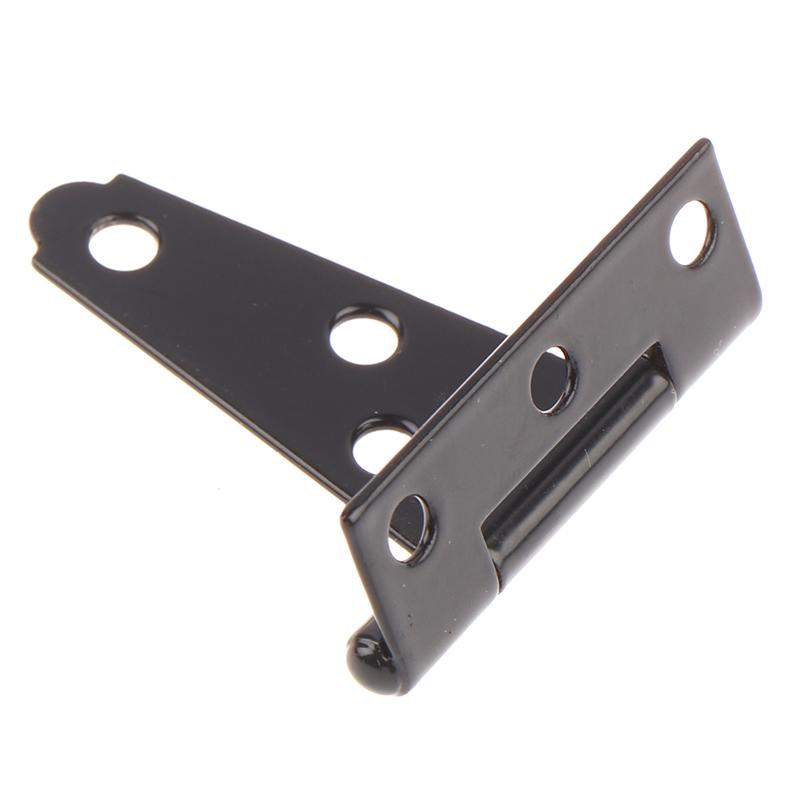 Черная краска Т-образная треугольная петля Шкаф сарай деревянные дверные петли петли оборудование