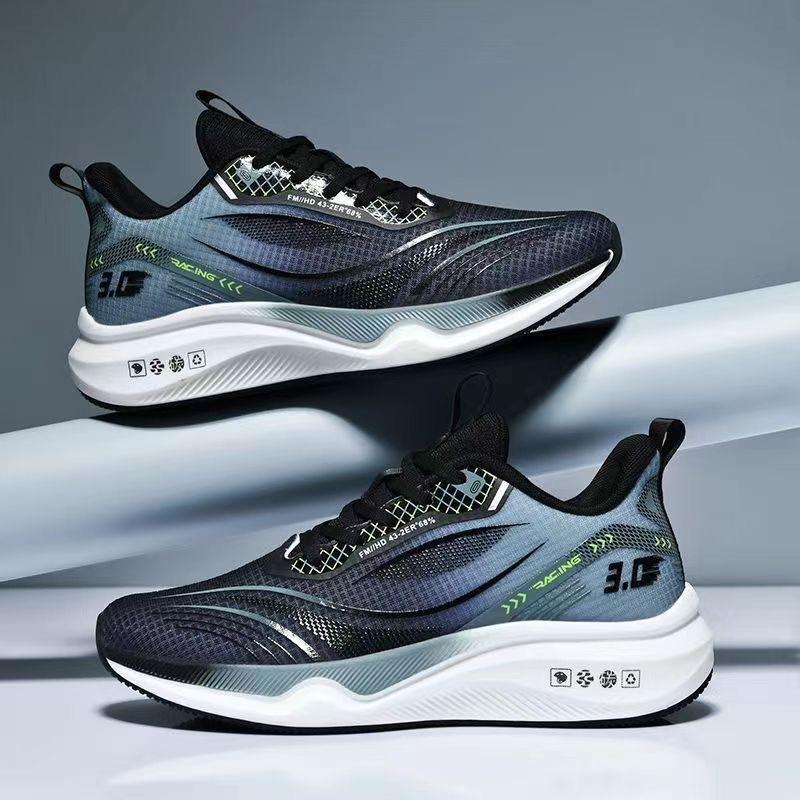 New Summer and Autumn New Ultra-light Running Shoes Sports Shoes Breathable Shock-absorbing Soft-soled Shoes Lightweight Running Shoes Men's Shoes