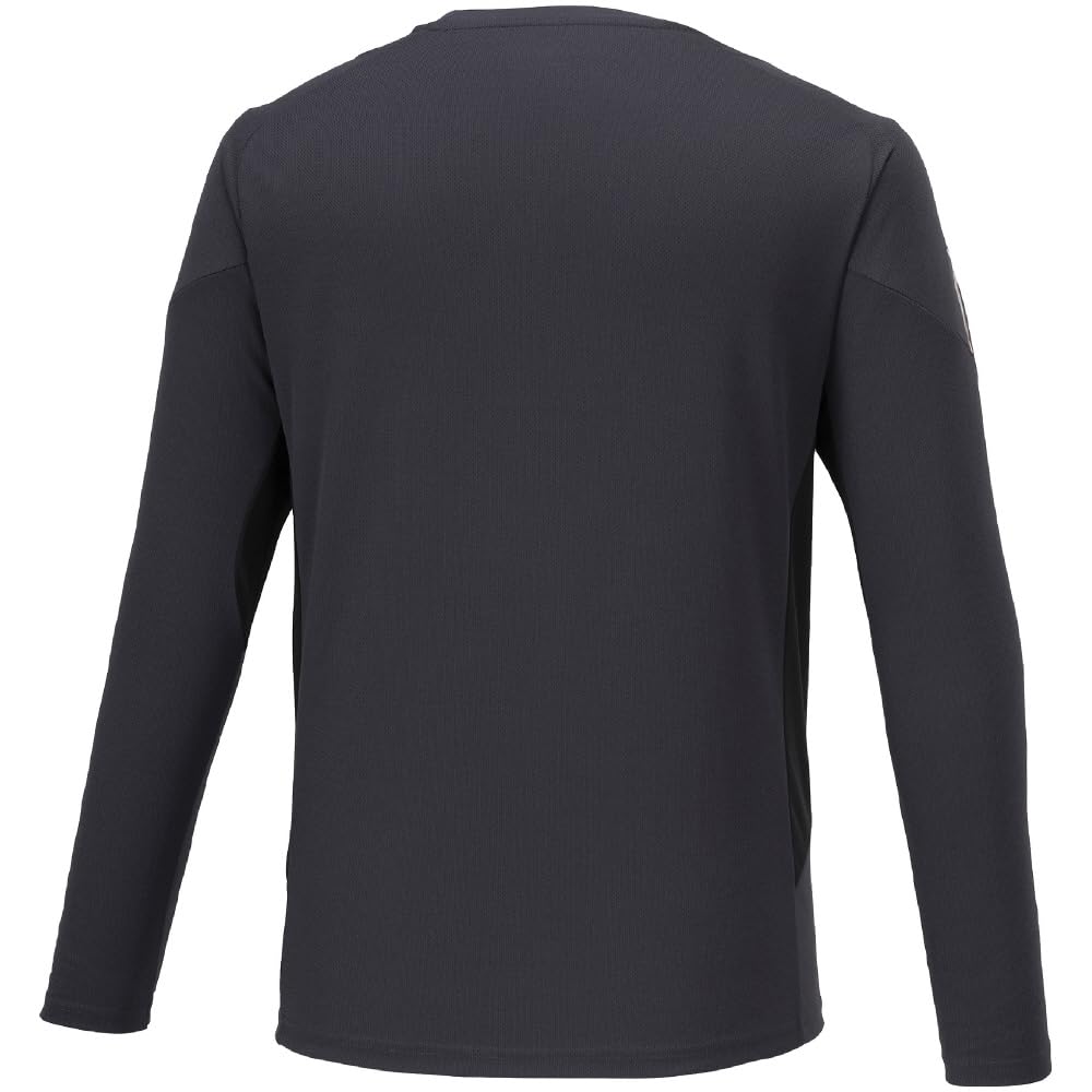 Mizuno 32MAA630 Training Long Sleeve Ombre Size L MC-LINE Wear, T-Shirt, Moisture-Wicking, Quick-Drying, Blue-Gray,