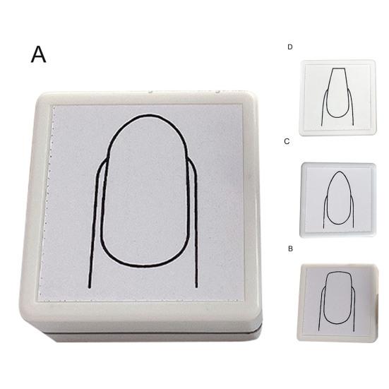 Yousheng Nail Seal Простая эксплуатация Недеформируемая DIY Арт Практика Квадратный тип Форма Шаблон акварели для маникюра