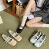 Ballet French Mary Jane Single Shoes Women's Summer 2025 New Shallow Bow Grandma Shoes