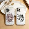 Чехол для телефона с Медузой из греческой мифологии для iPhone 17 16 15 14 13 12 11 Mini Pro Max Plus Прозрачная крышка