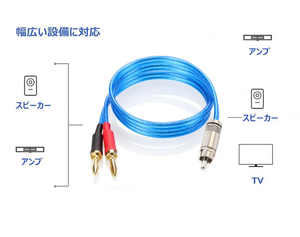Luxferre RCA to Banana 2M RCA to Banana Plug Speaker Banana to RCA Audio Extension Compatible with RCA RCA RCA RCA Pin Banana Banana Socket Jack