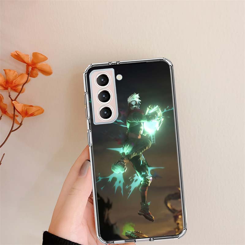 Чехол для телефона L-LOL Ekko Arcane Jinx для Samsung S24 FE Galaxy S22 S25 Ultra S25 Edge S21 S23 FE S20 S10 Plus Защитная крышка Shell Coque Cle