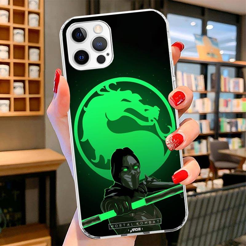 Scorpion Zero Sub Mortal Kombat Cover Phone Case For iPhone 16 17 Air 15 14 Pro Max 16E Phone Case 13 Mini 12 11 7 SE 8 Print Pa