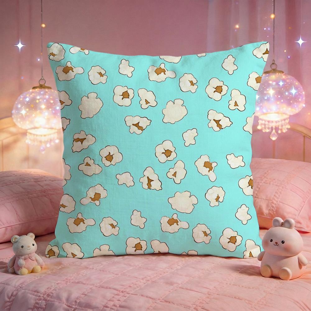 Buttery Popcorn Party Cushion Cover Premium Comfort Reversible Pillow Cove Two in One Design for Any Room Car Interior