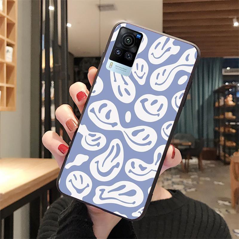 Чехол для телефона Trippy Smiley для VIVO V21E V21 V23 V23E V2109 Y53S Y33S Y55 Y76 Y31 Y21 Y72 Y01 Y21S Y11S Funda Coque