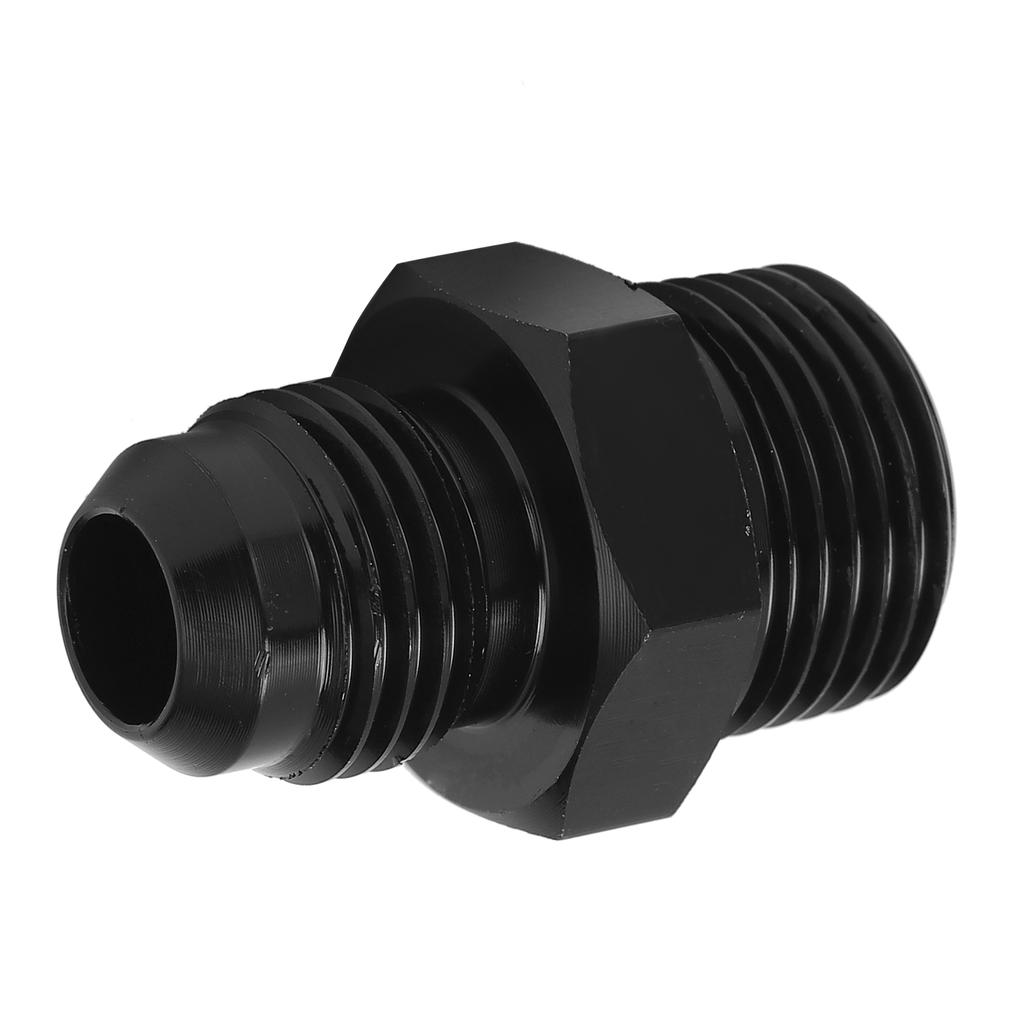 Straight Fuel Line Fitting 6AN To 38NPT 6061?T6 Aluminum Adapter Connector Black Car Accessories