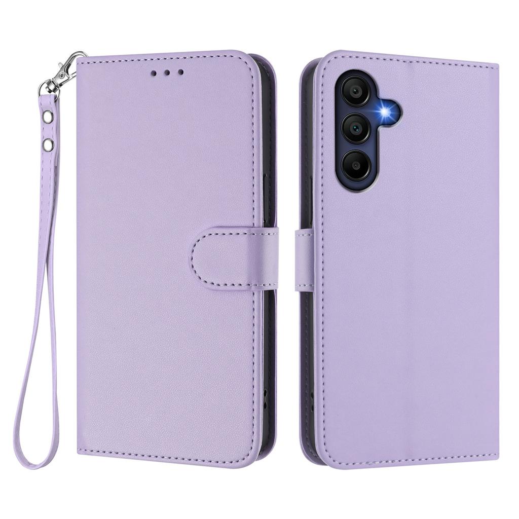 Одноцветный кожаный чехол-книжка для Samsung Galaxy A17 A07 с магнитной застежкой для Galaxy A07 A17