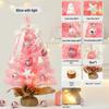 New Pink Mini Christmas Tree (45cm/60cm) - Desktop & Home Decoration for Christmas