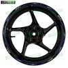 For Z800 Z 800 reflective motorcycle accessories stickers 17 inch front and rear rim decals off-road fairing decoration