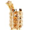 Кисти для макияжа Кристалл Bling Организатор Золотая косметическая кисть Ручка Подставка для карандашей Подсвечник Коробка для хранения Контейнер