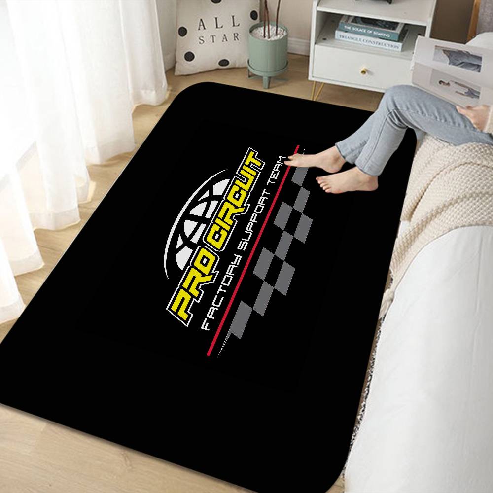 Motorcycle Garage Pro Circuit Room Mats Retro Multiple Choice Living Room Kitchen Rug Non-Slip Welcome Rug