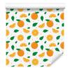 Orange, White, Gold and Cream Wallpaper for Living Room and Bedroom 50x1000
