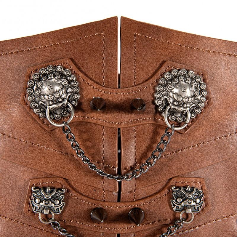 Steampunk Vintage Wide Belt PU Leather Corset Cosplay Halloween Costume