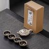 Jun kiln change fish cup tea set, insurance real estate car dealership sales exhibition business activities gift box set