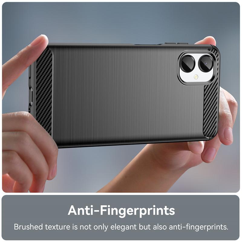 Для Samsung Galaxy A06 Чехол Для Samsung A06 A16 A26 A36 A55 A35 A25 A15 A05 A05s Чехол Углеродное волокно Противоударный силиконовый бампер