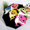 Cartoon Shark Dance Party Umbrella Folding umbrella, automatic umbrella 8-Frame for Travel, camping Use Gift for Halloween Christmas