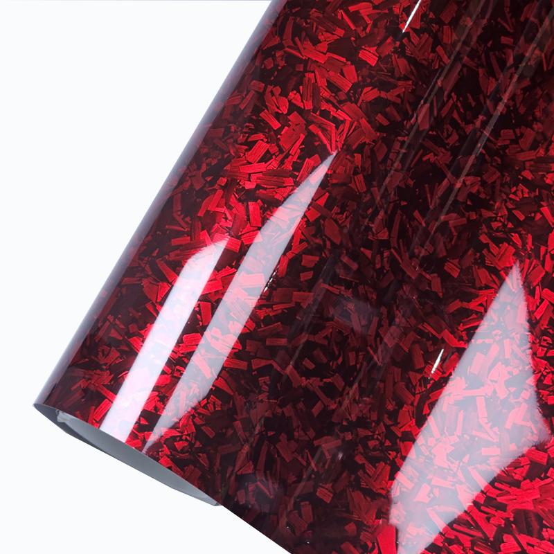 20/30/40/50cm*152cm Glossy Purple Crystal Forged Carbon Fiber Vinyl Film Motorcycle Stickers Decals Auto Accessories Wrap Foil