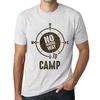 Мужская винтажная футболка Футболка с рисунком No Wrong Way Camp Vintage White